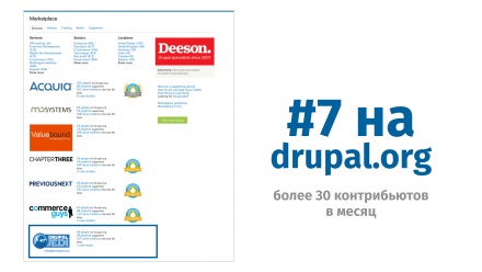 DrupalJedi на 7 месте!